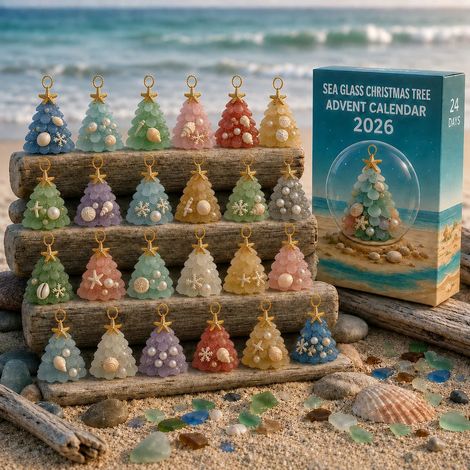 2026 Christmas Tree Advent Calendar - Glass Tree Advent Blind Box - Type B -