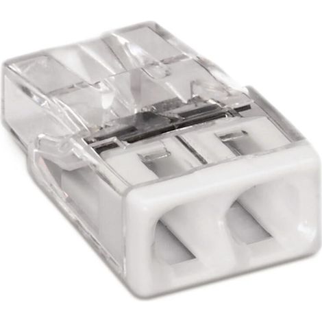 100 Mini Bornes de Connexion Automatique 2 Entrées, Serre-joint (1/3)