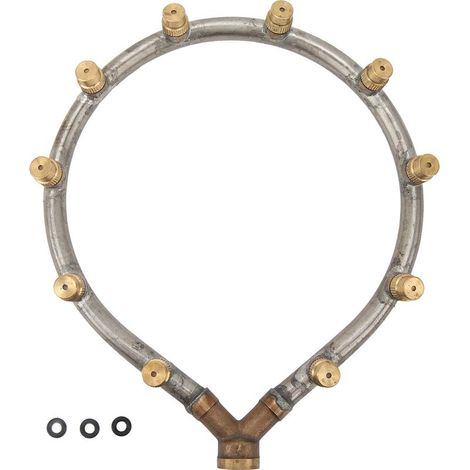 Buse annulaire multifonctionnelle G3/8 à filetage femelle, têtes multiples, en forme d'anneau, pour l'irrigation agricole de jardin (10 pièces) (1/5)