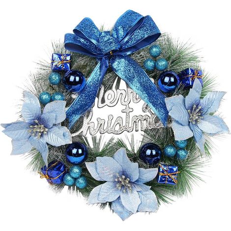 Décoration murale suspendue – lapin de Pâques argenté (bleu), usage intérieur/extérieur, maison/fête (1/4)