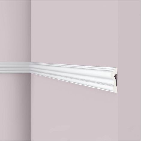Moldura para pared NMC Z1360 ARSTYL Noel Marquet Moldura decorativa Perfil de estuco diseño atemporal clásico blanco 2 m (1/5)