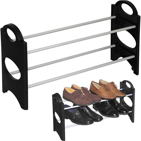 NN42 SCAFFALE ORGANIZZATORE PER SCARPE, ARMADIO CON SUPPORTO E SCAFFALE