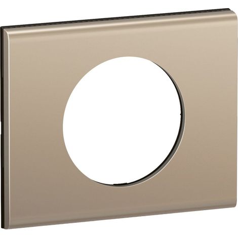 Plaque de finition 1 poste - Céliane 2024 - CP2101 - Legrand - Nickel satiné