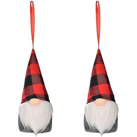 Décorations de Noël en forme de poupée sans visage (1/2)