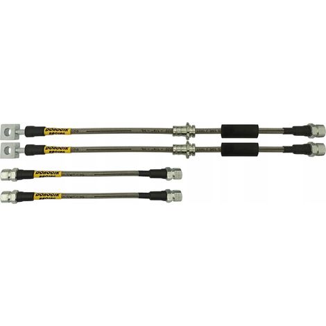 Tubi freno flessibili in Teflon con treccia in acciaio per Opel Vectra B (1/5)