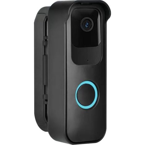 Supporto per campanello - Staffa di montaggio regolabile per videocitofono antifurto - Supporto per telecamera del campanello con angolo regolabile e copertura antipioggia (1/5)