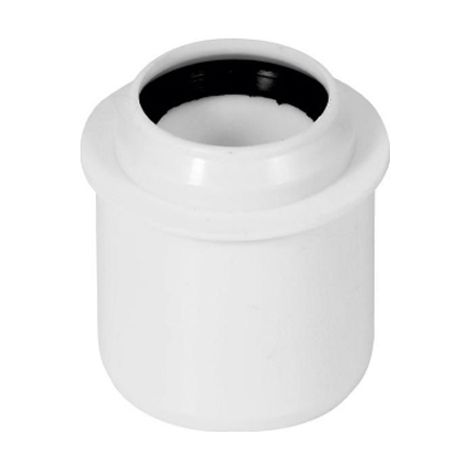Reducción de alcantarillado blanca, corta 50x32mm (1/2)