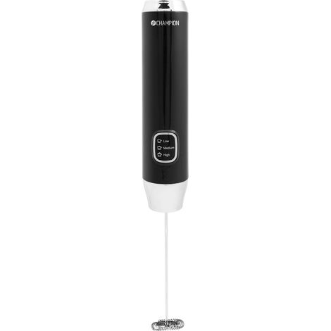 Mousseur a lait fouet rechargeable ms110 noir