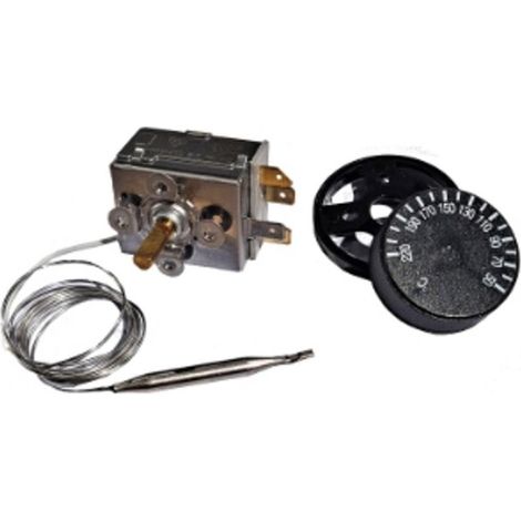 TERMOSTATO FRIGGITRICE UNIVERSALE GRADI 50 - 220° CON SONDA E MANOPOLA