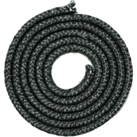 Joint De Porte - Fibres De Verre - Résistance Chaleur 550°C - Pour Poêle À Bois Foyer Insert - 1 m