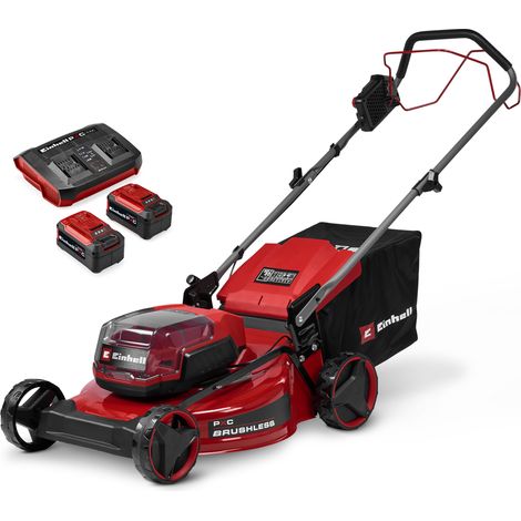 Einhell Akku-Rasenmäher GC-CM 36/51 S Li BL (2x5,2Ah) Power X-Change (36 V, 51 cm Schnittbreite, bis 750 m², Brushless, 50 L Fangkorb, inkl. 2x 5,2 Ah Akku + Twincharger) (1/5)