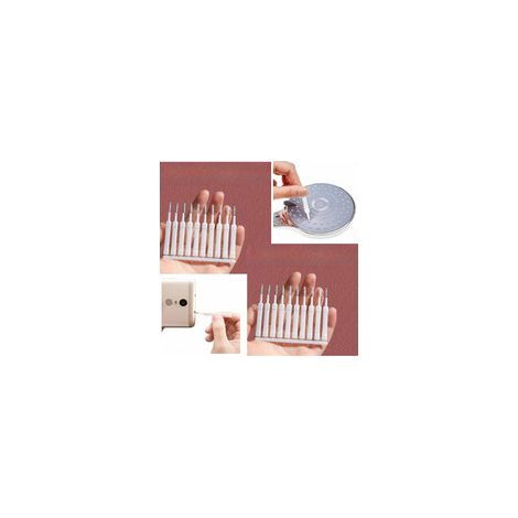 Brosse de nettoyage multifonction pour pommeau de douche, brosse anti-bouchage pour la salle de bain et les joints (1/5)