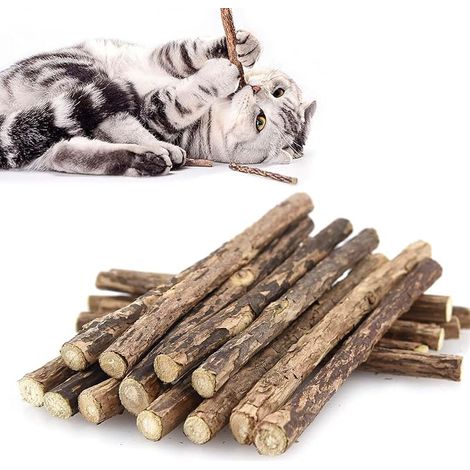 Cat Molar Sticks Matatabi Silvervine Dental Kitten Grass Toys (1/2)