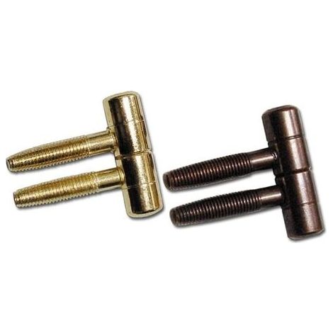 Cerniera per Porta Anuba Maschio/Femmina Bronzata Misura 14 mm 4pz (1/2)