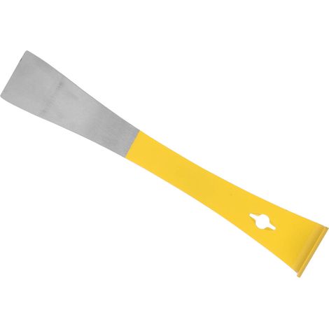 Multifunktionales Honigmesser aus halblackiertem, gelbem Edelstahl, Schaber mit flacher Öffnung, 3-in-1-Imkerwerkzeug (1/5)