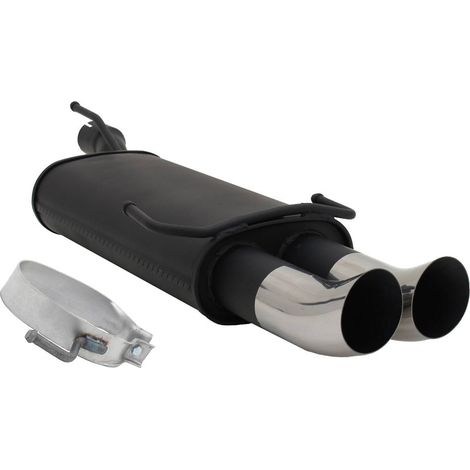 Silencieux Echappement Opel Kadett E 84/93 - 2x76mm DTM-13749972