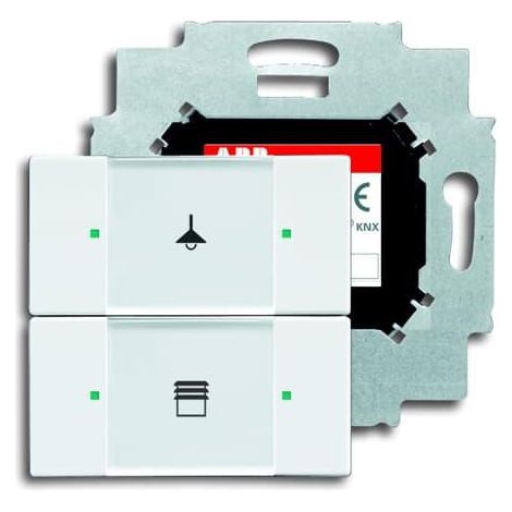 Poussoir 2 Touches Bcu Intégrée Blanc 2CKA006116A0174 ABB 587221