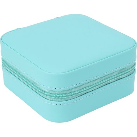 Boîte de rangement pour bijoux de voyage, petite, multifonctionnelle, type 2, pour boucles d'oreilles, bagues et accessoires pour cheveux (1/5)