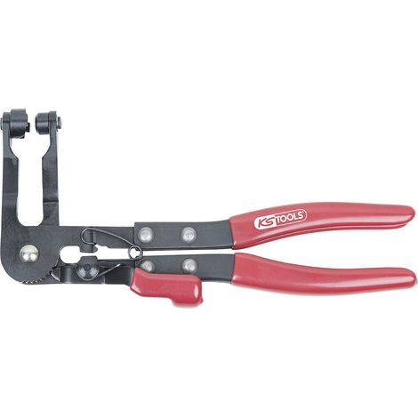 Pince pour colliers de serrage coudée