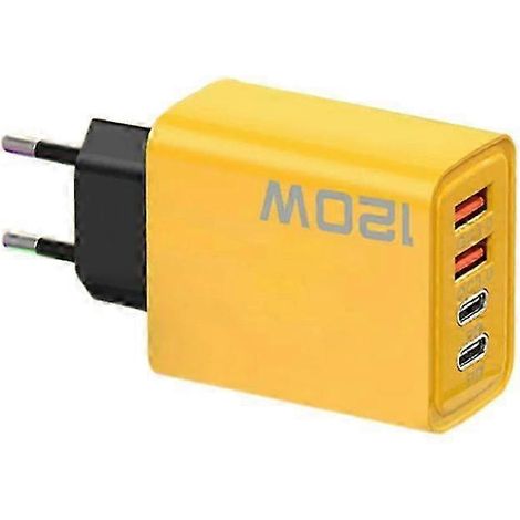 Chargeur USB 4 ports 120 W pour une charge rapide de divers appareils électroniques - Prises murales (1/5)