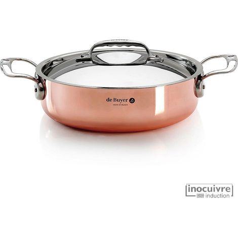 de Buyer Prima Matera Sautoir Cuivre/Inox 24 cm (1/3)