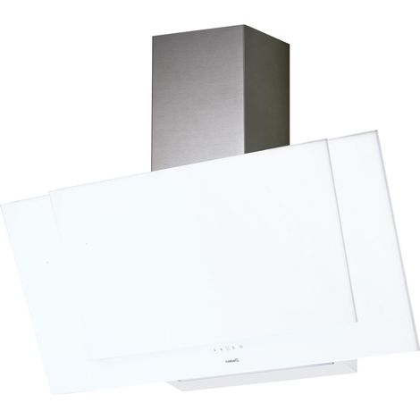 CATA Hotte décorative inclinée VALTO 900 XGWH A+ 90cm blanche