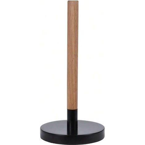 Rouleau de papier ménager support mural 31 cm, distributeur de sopalin en acier inoxydable, dérouleur de film alimentaire et papier aluminium, fixe ou sur pied, lot de 2, design moderne. (1/2)