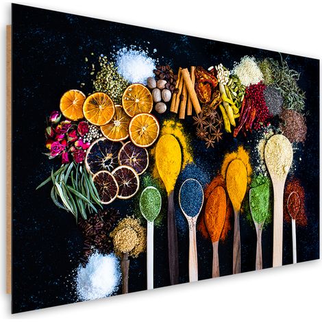 Quadro deco panel, Erbe spezie per la cucina - 60x40 (1/5)
