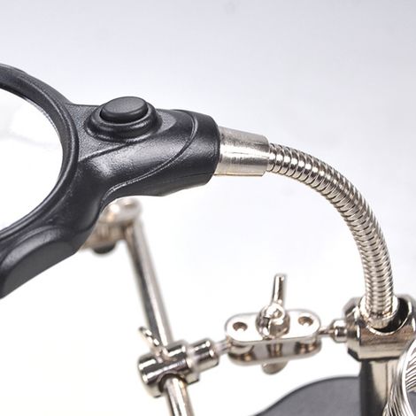 Loupe à pince LED pour réparation, outil de réparation de cartes mères et de matériel électronique. (1/5)