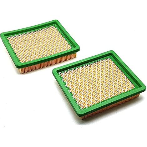 Lot de 2 filtres à air compatibles avec les tondeuses à gazon Brast BRB-RM-21224 Power Deluxe