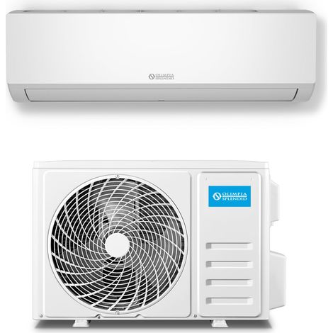 Olimpia Splendid OS-C/SEMLH24EI - Mystral E Inverter 24, Climatizzatore Fisso Gas R32, 24.000 btu/h, Classe di efficienza energetica A++/A+, Wi-Fi integrato, Sterilizzazione a 56°C (1/2)