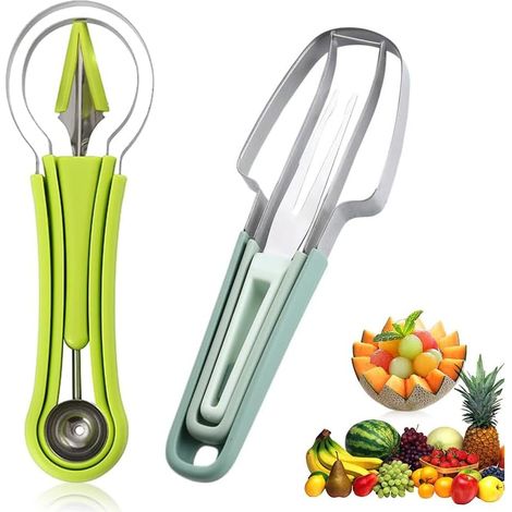 Coupe Pastèque, Fourchette, Inox, Salade De Fruits, Fruit, Cuisine, Rapide, Robuste, Été, Barbecue, Pratique (1/5)