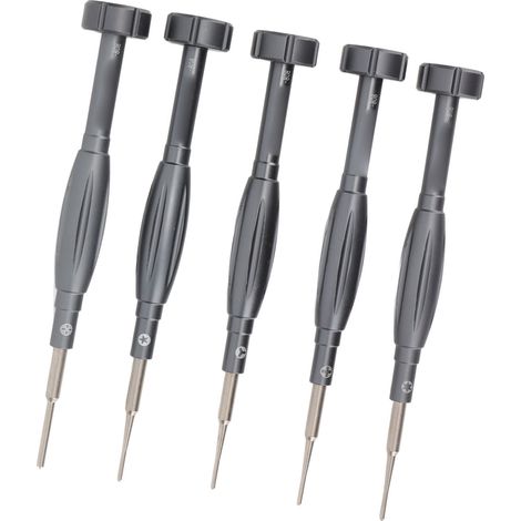 Lot de 5 tournevis en acier allié, cruciforme, hexagonal et à trois pans, outil de haute précision pour la réparation (1/5)