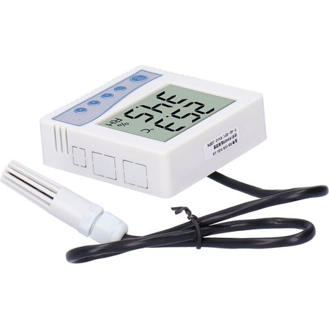 Transmetteur de température et d'humidité, capteur électronique haute précision, écran LCD avec sonde analogique