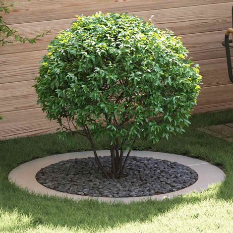 geeignet für flache Baumringe 5 Stk. Silber Ø90/120 cm vidaXL