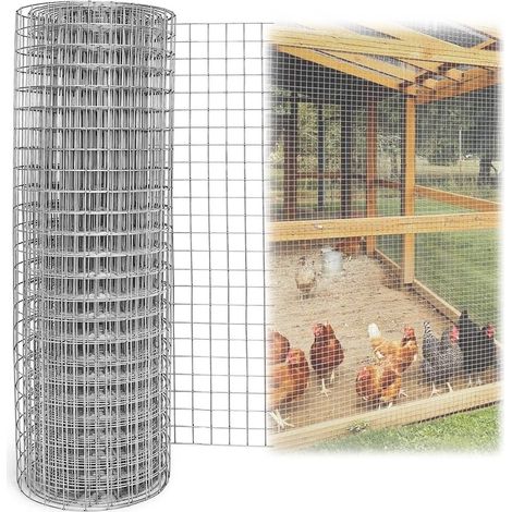 Trade Shop - SET 3PZ METAL RETES ZINCATA 1X3MT RECINIERUNGSSCHUTZ ANDEREN ANIMALEN GIARDINO 020249 -