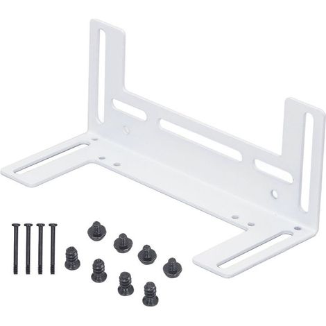 Supporto per ventola del radiatore per il computer, in acciaio inox di spessore, in silenzio, per gli appassionati di 8, 9 e 12 cm (bianco). (1/5)