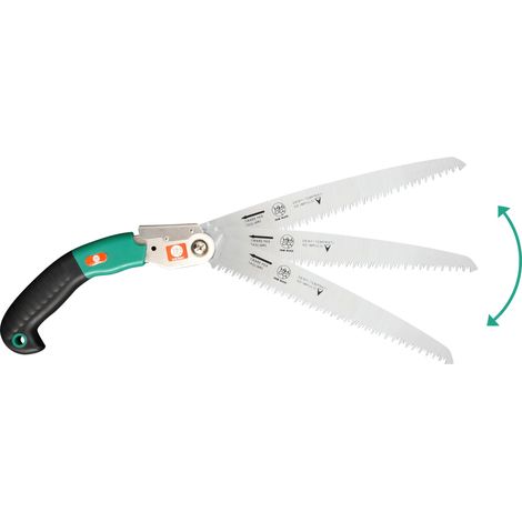 SEGHETTO DA POTATURA CON FODERO DUE BUOI KARATE' 3 POSIZIONI LAMA 27 CM USO PRO (1/3)