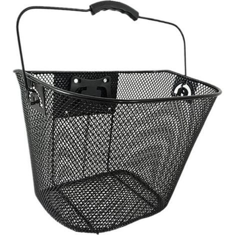 Panier de VéLo de Montagne Panier Panier en Filet de Fer Panier Portable à DéGagement Rapide (1/4)