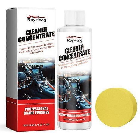 Clarifiant pour plastique, Clarifiant pour plastique pour voitures, Cire en spray sans eau, Caoutchouc, Produit de detailing (1/4)