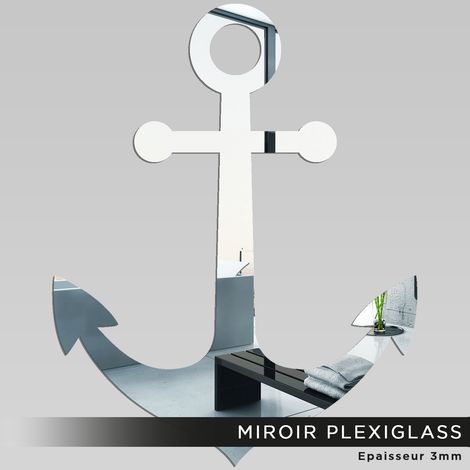 Miroir Plexiglass - Ancre - 40x51 cm (1/2)