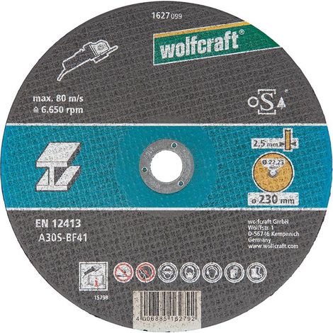 Disco corte para metal ø230 x 2,5 x 22,23 mm (1/3)
