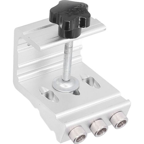 Kit d'ouvre-trous 3 en 1 Haute efficacité Serrage pratique Longue durée de vie Localisateur de perçage pour bois (1/5)