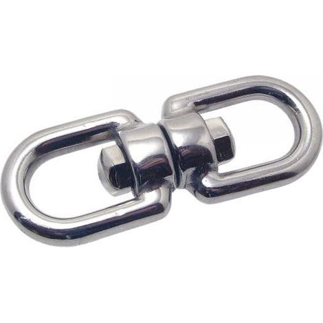 5 Emérillons à Anneaux + Manille 8 mm - Inox A4 - D-Work (1/5)