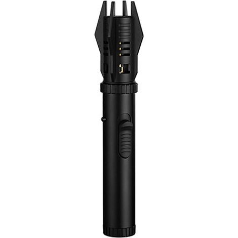 Affaires NoirBriquet à butane coupe-vent rechargeable, briquet de poche à butane coupe-vent pour l'éclairage de camping (1/5)