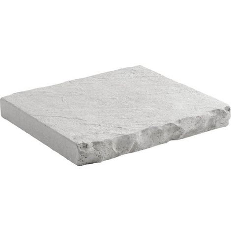 Cubremuros Duero Piedra 50 × 37 cm - Aspecto natural con goterón antimanchas - 50 × 37 × 5 cm - Unidad - Blanco (1/5)
