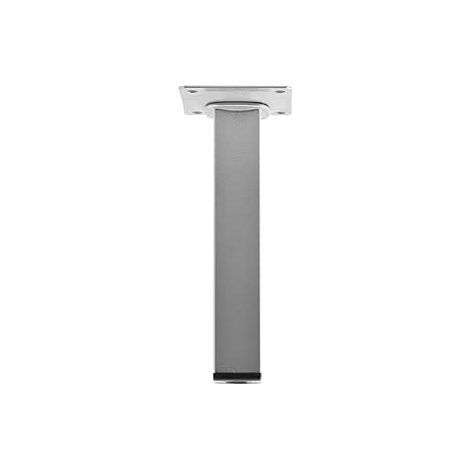 PIEDE QUADRO ALLUMINIO BIANCO 25X25 H100