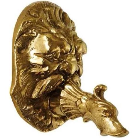 Bec mural avec masque pour fontaine femelle 15x21 – Raccord 1/2" – Pour arrosage et fontaines décoratives
