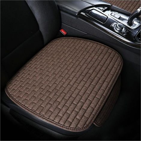 2 Pièces Coussin de Siège Voiture, Accessoires Voiture Universelle Coussin de Siège, Confortable Antidérapant Coussin pour Auto, pour Voiture, Chaise Bureau et Chaise Maison(Café) (1/5)
