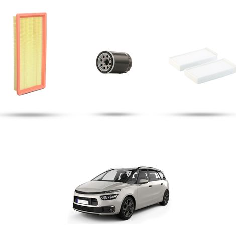 Kit tagliando 3 filtri compatibile con Citroen C4 Space Tourer 1.2 PureTech 81kw dal 2018 (1/5)